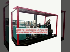 洗濯機を洗浄するための20000psi高圧ジェットポンプ