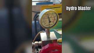 ハイドロブラスト作業