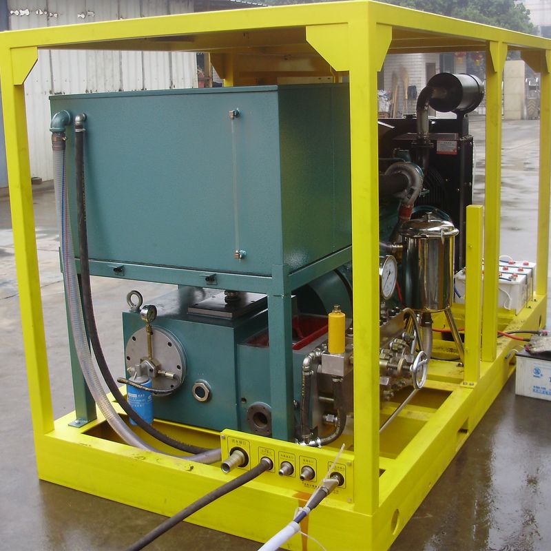 90kw 620bar Water Blaster High Pressure Hydro Blaster For Old Paintings Remove