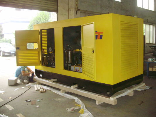90kW 850bar 水爆機 粉砕塗料除去用水爆機