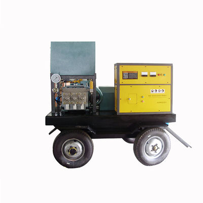 600bar 75kw トロッリー 高圧クリーナー 高圧水噴射洗浄機
