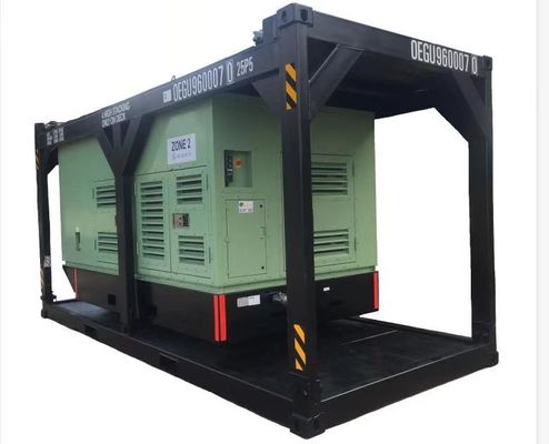 10000psi ATEX ZONE 2 高圧ポンプユニット 沖合の防爆水ポンプ