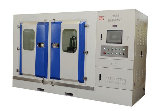 ISO9001 125MPaの衝動の圧力試験機械油圧ホースの試験台